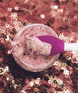 Metallic Pink Luxury Exfoliator